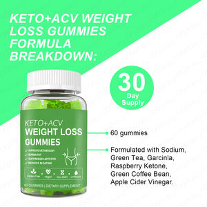 ओएम सुपर कीटो एवी गुम्मीज़ केटोन आहार फ्लैट पेट पेट पेट पेट के पूरक थोक एक्व केटो सेब साइडर सिरका - Product Image 5