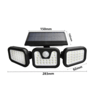 L-11 2023 nouveau style IP65 lampe solaire sans fil 30W 60W 90W 150W capteur de lampadaire solaire extérieur Led pour jardin bureau