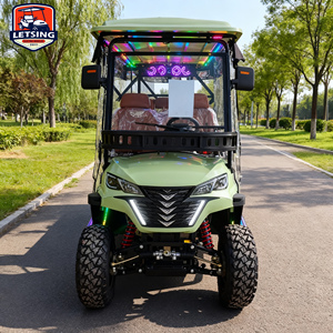 Carrito de Golf Eléctrico Letsing de 5KW con Batería de Litio para 8 Personas, con Luces LED RGB para Turismo en Resorts/Campos de Golf - Product Image 4