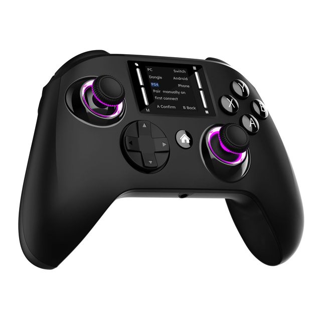 Smart Screen Wireless Gamepad Double Hall Effect Low Latency Anti-jitter Macro Programming Button for P4 IOS Android PC Switch