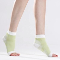 1 paire de t-shirt de soutien cheville personnalisable, chaussettes de soutien de la fasciite plantaire, sans manches de Compression, de marche, Sport, basket-ball, unisexe pour femmes et hommes