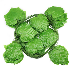Feuilles de Pothos artificielles, guirlandes de plantes vertes en soie, décorations extérieures, feuillage décoratif - Product Image 2