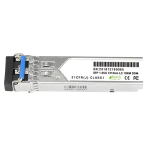 低价华为戴尔glc-lh-smd兼容1000BASE-LX/LH SFP 1310nm 10千米1.25G光收发器模块