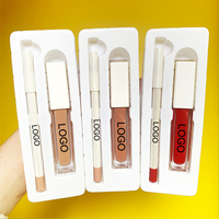 Kit de Rouge à Lèvres et Crayon à Lèvres Marque Blanche – Rouge à Lèvres Mat Personnalisé Couleurs Multichromes en Gros, Ensemble Crayon et Rouge à Lèvres Imperméables