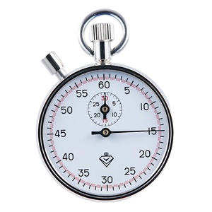 Cronómetro mecánico clásico de acero portátil, cronógrafo deportivo, cronómetro mecánico, temporizador de carrera de campo de pista - Product Image 1