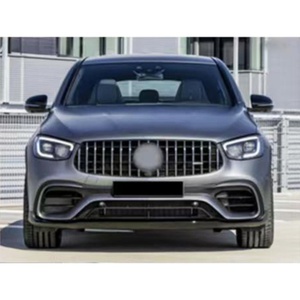 Kit carrosserie AMG 63 S pour Mercedes Benz GLC Coupé X253, modification et mise à niveau de la voiture 2016-2019, pare-chocs avant et arrière - Product Image 3