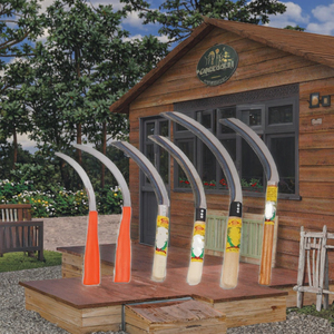 Falce <span class=keywords><strong>con</strong></span> Lama in Acciaio e <span class=keywords><strong>Manico</strong></span> in Legno per Giardinaggio, Agricoltura e Coltivazione - Product Image 3