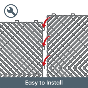 กระเบื้องปูพื้นพลาสติกป้องกันไฟฟ้าสถิตย์สำหรับโรงงานอุตสาหกรรมสารหน่วงไฟและปลอดภัย - Product Image 6