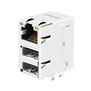 Un puerto con USB RJ 45 Mag-jack HR872635H HR981121C