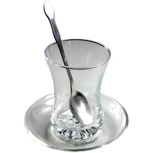 Nuovo Design Elegante Bicchierino <span class=keywords><strong>da</strong></span> Shot con Piattino a Forma di Tulipano per Tè Nero Turco, Ecologico, Infrangibile, Lavabile in Lavastoviglie - Product Image 5