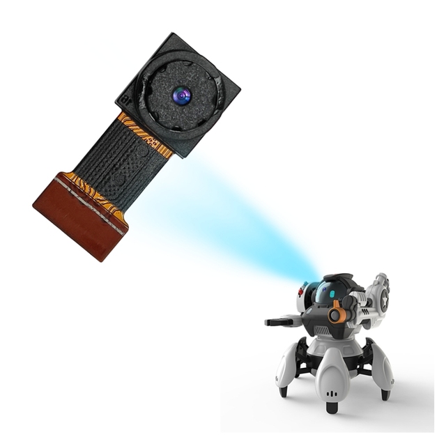 VGA 0.3MP 648x488 Resolution Camera Module Smart Toy Wide Angle Fixed Focus GC0308 DVP with Cloud Storage
