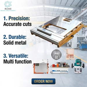 <span class=keywords><strong>Scie</strong></span> à <span class=keywords><strong>table</strong></span> de précision Wanjia Machinery WJ680, best-seller, machine de découpe horizontale du bois, moteur central, bras coulissant sans poussière - Product Image 1