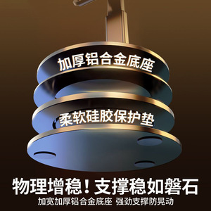 Mobile Phone Stand Desktop Adjustable Height Folding Rotating Aluminum Alloy Universal Desk <b>Holder</b> For Apple <b>iPhone</b> - Product Image 4