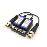 AHD/CVI/TVI CVBS HD 1080p 5MP 8MP Balun vidéo coaxial passif balun vidéo monocanal émetteur-récepteur pour accessoires de caméra CCTV