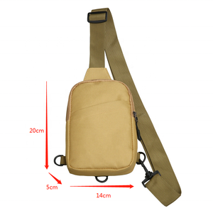 Bolso cruzado unisex con diseño Oxford, bolsos de pecho impermeables con logotipo personalizado, fabricante de botones a la moda de verano, novedad - Product Image 2