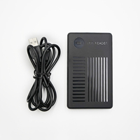 Lector de Tarjetas RFID USB Compacto de 13.56MHz/125kHz ISO 14443A DC5V, Material ABS+PC, Compatible con Windows/Linux/Android