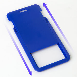 Vente en gros de porte-cartes d'identité coulissant coloré avec logo personnalisé porte-badge en <span class=keywords><strong>plastique</strong></span> dur <span class=keywords><strong>pochette</strong></span> de protection avec fenêtre transparente - Product Image 5