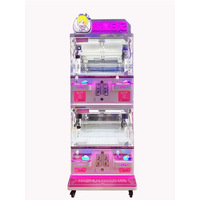 Nouvelle machine à griffes multi-joueurs Lifun de luxe 2023 pour 4 joueurs, à monnayeur, avec cabinet métallique et verre trempé, 110V/220V