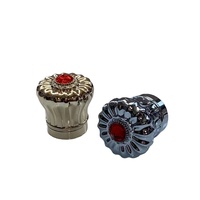 Tutup Parfum Pintar Desain Khusus Bentuk Mahkota, Bahan Zinc-Alloy Mewah, Anti Tumpah, 30ml, Botol Aroma dengan Logo Custom