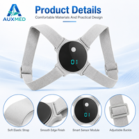 Correcteur de posture respirant pour le haut du dos, soutien ajustable pour les épaules, idéal pour la maison et le bureau