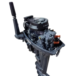 Moteur hors-bord 2 temps 15 CV 246cc 2 cylindres, économique en carburant, renforcé, pour bateau de pêche et de travail, personnalisé en usine, à prix abordable - Product Image 4