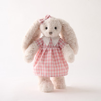 Peluche Lapin Doux et Moelleux, Jouet en Peluche, Poupée Lapin Rembourrée, Charmante Compagnon de Sommeil et de Jeu, Beau Cadeau pour les Petits Enfants