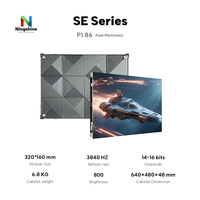 Écran d'affichage vidéo LED d'intérieur P1.86 1.86 mm 5120x3840 mm (16,8x12,6 pieds) pour fond de scène de métro