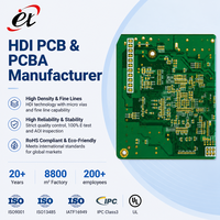 Fabricante de placas de circuito impreso HDI de grado médico, alta precisión, compatibles con RoHS
