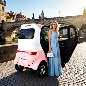 Electric Car Leo 4 Seats 101-200Km Range LED Headlight Fast <b>Charge</b> <b>3</b>-5H - Product Image 2