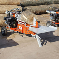 Vortek WP-182 Máquina Eléctrica Automática de Doble Cilindro Hidráulico para Partir Leña, Procesador de Leña Doméstico de 18T, Fácil de Usar