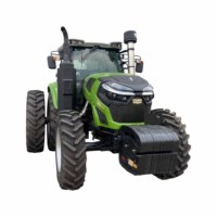 Kualitas Terbaik kabin AC peralatan pertanian roda 4wd 4x4 harga pabrik 220hp mesin pertanian elektrik 6 silinder mesin traktor