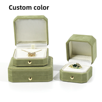 Boîte en carton personnalisée de luxe pour bijoux, boucles d'oreilles, colliers, coffret cadeau en velours, emballage de vente et de rangement