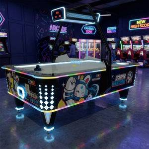 Table de jeu de hockey sur air HGR Amusement Space pour 2 joueurs, en bois, métal et acrylique, 110V 220V 520x860x190mm, pour enfants et adultes, salle de jeux à domicile - Product Image 4