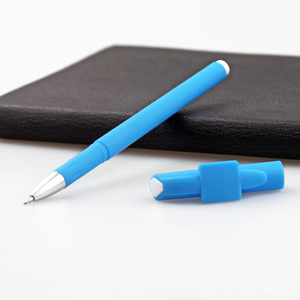 Pena kode QR Logo kustom dengan tinta hitam & biru 0.5mm tulisan plastik dapat disesuaikan pena tinta hitam - Product Image 4