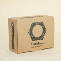 Caja de Embalaje de Cartón Corrugado Kraft Impresa en Negro, Resistente y de Alta Calidad, Personalizable, para Envío de Productos