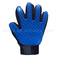 Gants de toilettage pour animaux de compagnie en silicone écologique à 180 picots, très demandés, pour l'élimination des poils de chats et de chiens