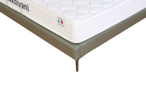 Moderno lusso doppio <span class=keywords><strong>letto</strong></span> telaio in <span class=keywords><strong>legno</strong></span> massello con testiera imbottita comodo stile in vera pelle <span class=keywords><strong>letto</strong></span> - Product Image 5