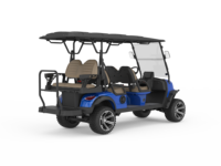 Batterie au lithium pliante 6 sièges chariot télécommandé chariot chariot de golf électrique moteur