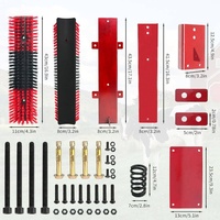 Nouvelle Brosse à rouleaux réglable en nylon pour le corps du bétail, avec support en plastique à ressort, outil de toilettage pour le démêlage des chevaux, des moutons et des porcs