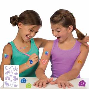 Kit de Tatuajes Temporales con Brillantina, Resistentes al Agua y Amigables con la Piel, para Regalo de Cumpleaños, Fiesta o Festival para Niñas - Product Image 4