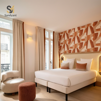 Solutions d'aménagement commercial pour projets hôteliers : Ensembles de mobilier de hall moderne sur mesure, fauteuils, tables basses en bois massif