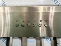 Hotte de cuisine compacte 34 pouces 900 CFM à 3 vitesses, moteur silencieux, conduit de cheminée, arrêt temporisé, commande tactile en acier inoxydable
