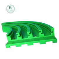 Rail coulissant de transmission de guidage hmwpe usiné CNC, rail en nylon à faible friction personnalisé