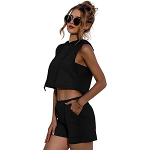 Ropa Deportiva Casual de Otoño para Mujer, 100% Algodón Ecológico, Camisetas sin Mangas Estilo Urbano - Product Image 5