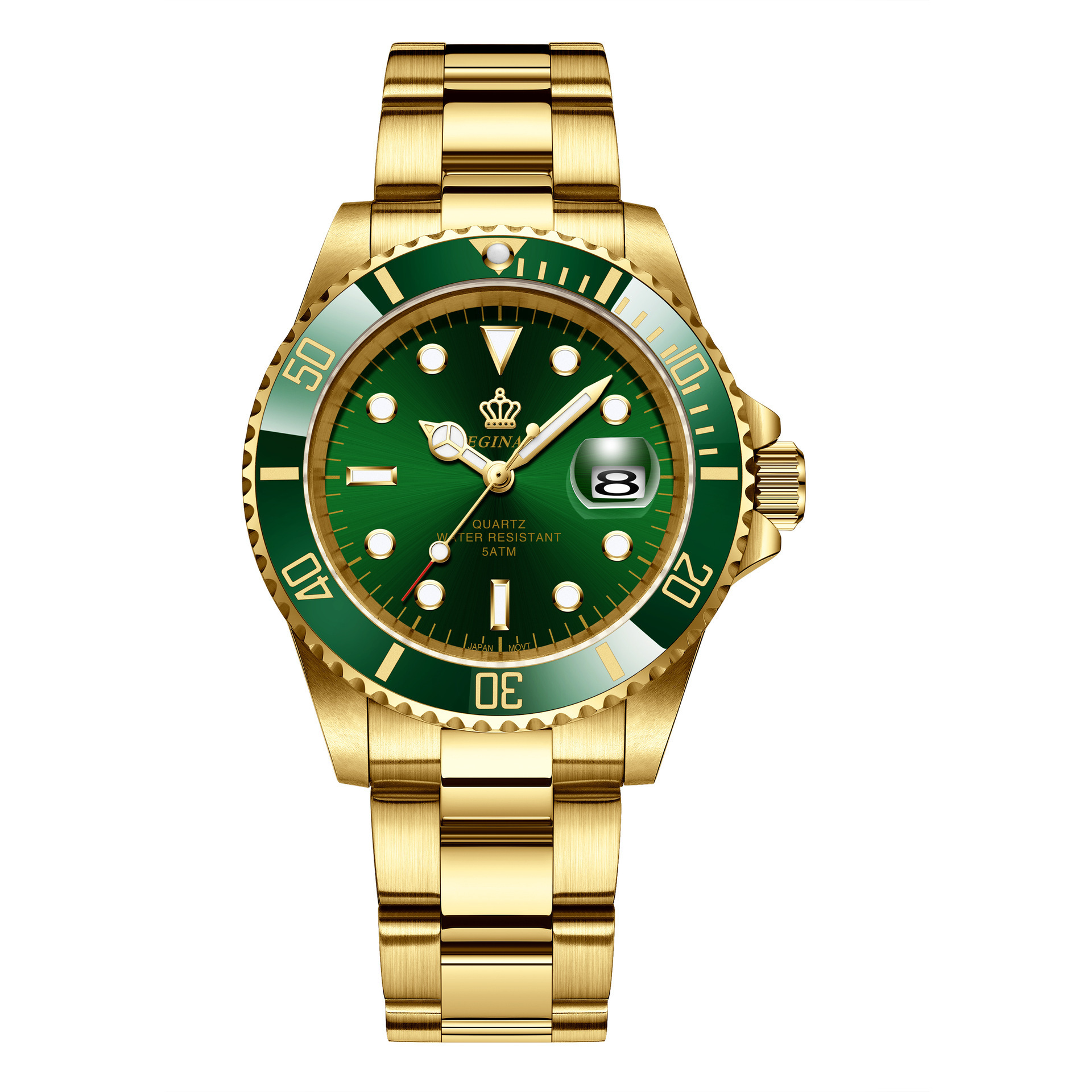 All gold green face-mens only