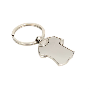 Promotional Keychain and Carabiner with Laser Engraved Logo Metal T-Shirt Clothing Accessory