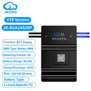 Jkbms jikong Smart BMS V19 JK-B2A24S20P ความร้อน CANbus 200A actice blance สำหรับ Lifepo4แบตเตอรี่ Li-ion ltto - Product Image 1