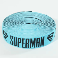 Bande élastique en polyester jacquard imprimé chevrons Aoya, largeur personnalisée, pour la confection de vêtements