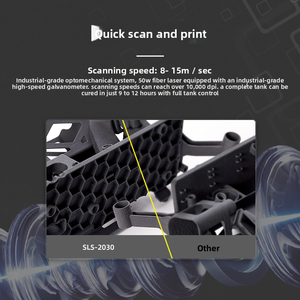 Imprimante 3D SLS-2030 Nylon/TPU Haute Précision pour Moules Automobiles et Chaussures, Frittage Laser en Poudre, Qualité Industrielle, USB, 200x200x300mm - Product Image 2