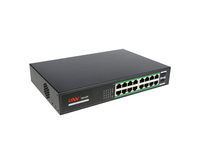 Switch PoE Gigabit non géré 16+2 ports, switch fibre ONV 10/100/1000M